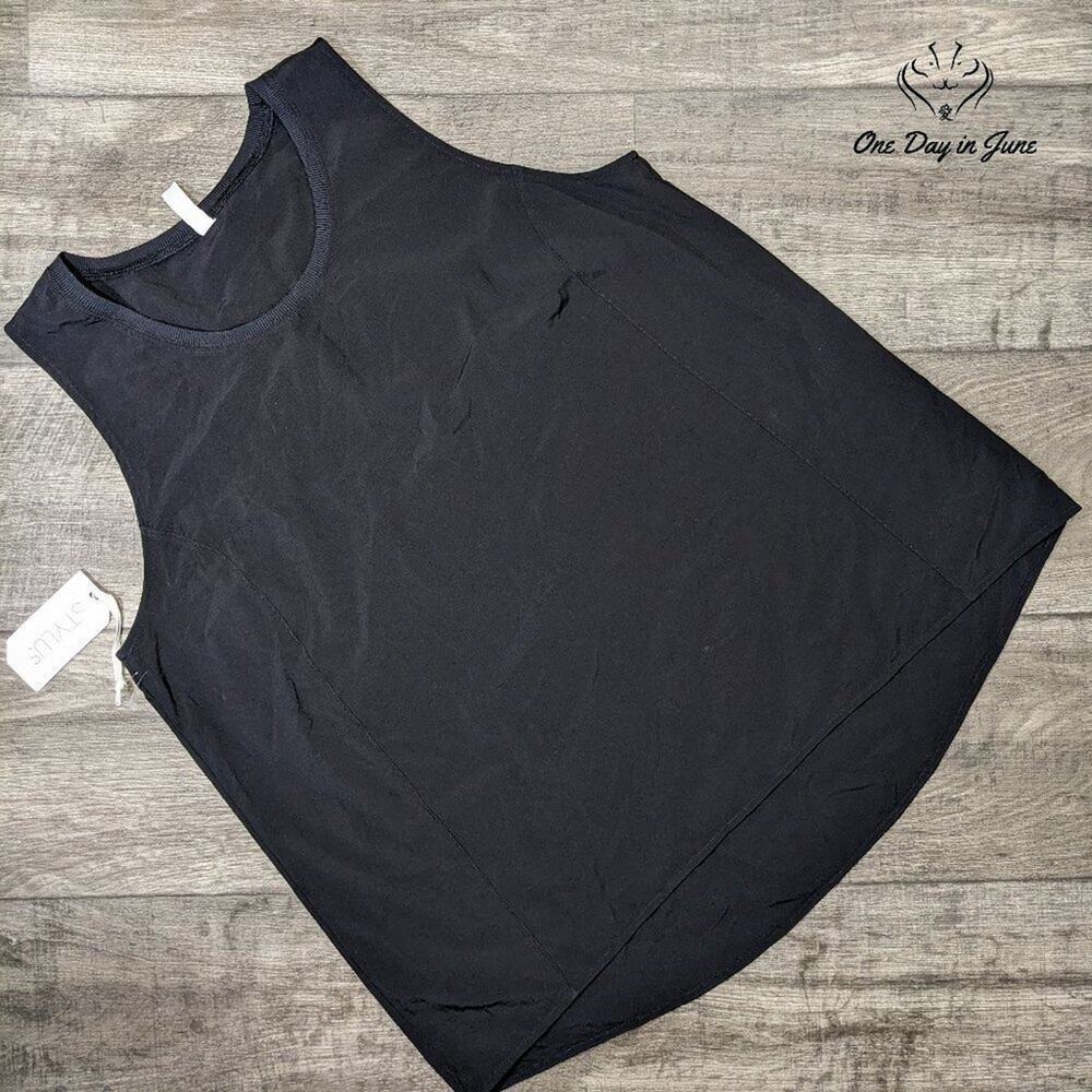 Stylus Crew Neck Sleeveless Tank Top Size XL